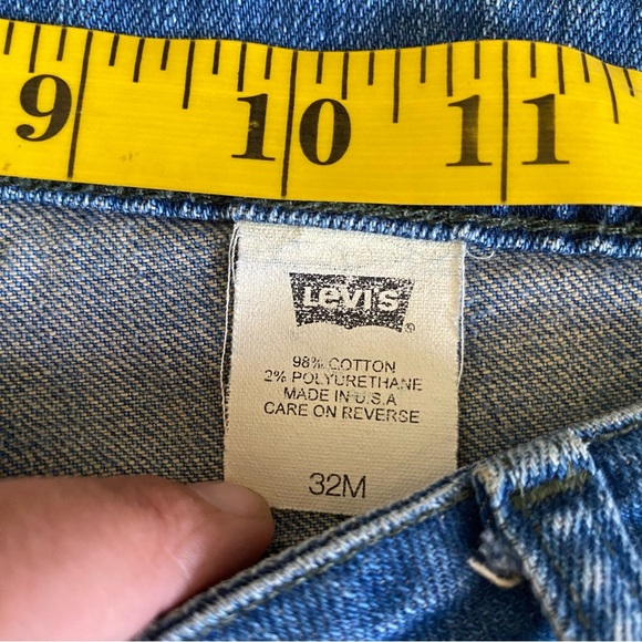 Levi’s XX Vintage Bootcut Low Rise Wide Leg Medium Wash Jeans Made USA SFCA: 32M - Picture 8 of 14